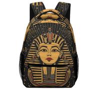 XKASKDFKE Children's Tutankhamun Backpack God - Padded for Comfort, Holds Books//Snacks One Size