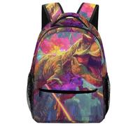 XKASKDFKE Dinosaur Animal Backpack for Children - Lightweight Carry + Dual Side Pockets One Size