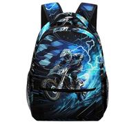 XKASKDFKE Dirt Bike Action Vehicle Backpack for Children - Lightweight Carry + Dual Side Pockets One Size