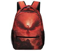XKASKDFKE Gift-Ready Fantasy Creatures Backpack Phoenix - Cute/Cool Design for Boys & Girls One Size