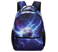 XKASKDFKE Sports Daypack for Children - Football Themed + Emergency Whistle Included One Size