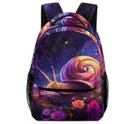 XKASKDFKE Versatile Children's Backpack Animal - Cute Snail Print for School/Travel/Daycare One Size