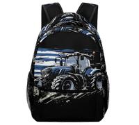 XKASKDFKE Versatile Children's Backpack Transportation - Agricultural Vehicle Print for School/Travel/Daycare One Size