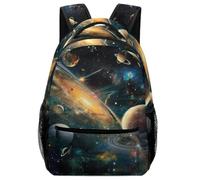 XKASKDFKE Water-Resistant Fantasy Universe Backpack Cosmos - Easy Wipe Clean & Study Organiser One Size