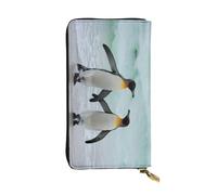 XKBFKLKMC Cute Penguin Womens Long Wallet Purse - Large Capacity Pu Leather Clutch Bag with Zipper, Card Holder Case, Credit Coin Wallets for Everyday, Travel, Work, Business