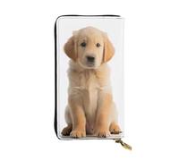 XKBFKLKMC Golden Retrievers Womens Long Wallet Purse - Large Capacity Pu Leather Clutch Bag with Zipper, Card Holder Case, Credit Coin Wallets for Everyday, Travel, Work, Business