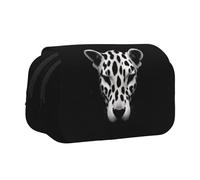 XKBFKLKMC Large Pencil Case Black and White Golf 3D Print Double Zippers Pencil Pen Bag Pouch - Stylish Stationery Storage Organizer for School, Students, Girls, Boys, and Adults