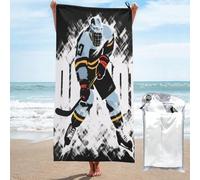 XKBFKLKMC Soft Beach Towel Hockey - Extra Large 160x80cm Microfiber Beach Towels,Quick Dry,Super Absorbent,Sand Free,Lightweight,Perfect For Travel,Swimming,Camping,Yoga