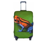XKBFKLKMC Suitcase Covers Cute Frog Luggage Suitcase Cover Protector Luggage Washable Covers Elastic Travel Trolley Protector Cover Fits 18-32 Inch Luggage