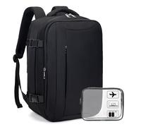 Xkdoai for Ryanair Cabin Bags 40x20x25, Travel Backpack with TSA Approved Clear Bag, Travel Bag Underseat Carry-ons Hand Luggage Bag for Travelling Casual Daypack for Ryan Air Plane