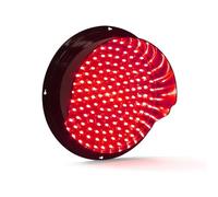 XKEDNMF 12/24V DC LED Traffic Light, Loading Dock Parking Light,waterproof IP67 Wall-mounted Warning Light, For Roads, Toll Booths, Terminals(Red,300mm/12in)