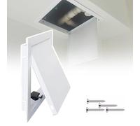 XKEDNMF Electrical Panel Cover, Aluminium Alloy Frame, Customizable Size, for Plumbing, Electrical, Wiring(White,15.5x15.5in/395x395mm)