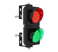 XKEDNMF Industrial Traffic Light IP65 Waterproof Signal Lamp Light, 4inch Traffic Signal Light 2 Red/Green, For intersections, factories, schools, toll booths
