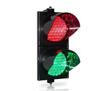 XKEDNMF Red/Green Stop And Go Light, Led Traffic Signal Light,200mm(8inch) Traffic Light, PC Housing Waterproof IP65 Industrial LED Traffic Stop Light, Cobweb Lens Warning Light