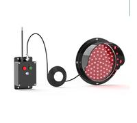 XKEDNMF Red/Green Stop Light, AC110-240V, Traffic Light Wall Lamp, plug and play, suitable for intersections, factories, schools, toll booths(100mm/4in)