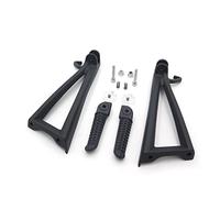 XKH- Motorcycle Black Rear Passenger Foot Peg Compatible with Yzf R6 2006-2009 2010 2011 2012 [B00Y7CENDW]