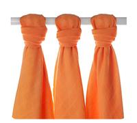 XKKO BMB07 0014 A Bamboo Wrap Breast Feeding, Use or Light Blanket, Nappies 70 x 70 cm Orange