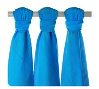 XKKO BMB09 0034 A Bamboo Swaddles Wrap Breast Feeding, Use or Cloth Nappies 90 x 100 cm, Turquoise
