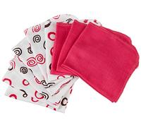 XKKO XKMBS-SPBBMG - 9 Muslins (30 x 30cm, 13g/Unit) Spirals and Circles, Magenta