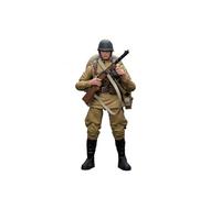XKlemBauklode 1/18 Scale Soldier Detachable Action Figure with Articulated Joints, Vintage Military Model for Desk Display & Simulation, 3.4 x 1 x 10.6cm (WWII German Army)