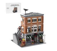 XKlemBauklode DIY Assembly Architecture Building Blocks, Hardware Store and Apartment Street Scene Building Blocks Set for Adults to Build, Office or Home Collectible Decoration, 3149PCS