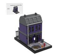 XKlemBauklode DIY Assembly Architecture Building Blocks, Street View Night ink Shop Scene Modular Building Blocks Set to Build for Adults, Office or Home Collectible Decoration, 1098PCS