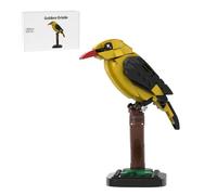 XKlemBauklode Golden Oriole Bird Building Blocks Set, Office or Home Collectible Decoration, DIY Assembly Bird Bricks, Gift for Adults Teens Bird Lovers, MOC-213411, 189PCS