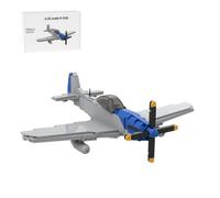 XKlemBauklode MOC WW2 Military Bomber Building Blocks Set, 1/72 Scale WWII Fighter Bomber Aircraft Building Blocks Set, MOC-217776 (584PCS)