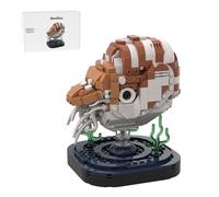 XKlemBauklode Pearl Nautilus Marine Creature Building Blocks Set, 426 Model Kit with Base, Animal Collection Bricks for Home or Office Decor, Gift for Adults Teens Bird Lovers, MOC-229757