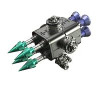 XKlemBauklode Weapons Accessories for 3D Spider Puzzles, Mechanical Spider Assembly Model Kit for Adults, Collectible Model for Men Women (104PCS)