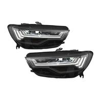 XKOEHXJ Car Headlight Assemblies For A6 2012-2018 A6L C7 Headlight Assembly Modified Car C8 Styling Front Lights Headlights Headlamp(For 2016-2018 Led)
