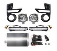 XKOEHXJ Fog Light Assembly For Toyota For Raize 2020 2021 2022 Fog Lamps Daytime Running Light DRL Front Car Driving Daylight Front Fog Lamp(Led DRL B,South East Asia Type)