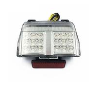 XKOEHXJ Motorcycle Tail light For DUCATI 748 916 996 1994-2003 998 2002 2003 2004 Rear Tail Light Brake Signals Led Integrated Lamp Smoke Light Motorcycle Tail Brake Light(Clear A)