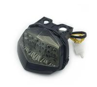 XKOEHXJ Motorcycle Tail light For Kawasaki For Ninja 250 250R 2008-2012 Rear LED Turn Signal Stop Light Lamps Integrated Motorcycle Tail Brake Light(Smoke)