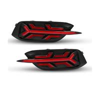 XKOEHXJ Rear Light Assemblies For Civic 2016 2017 2018 2019 2020 LED Rear Bumper Reflector Light Brake Running Dynamic Turn Signal 12V(Red A)