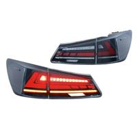 XKOEHXJ Rear Light Assemblies For Lexus IS250 IS350 ISF IS II 200d 220d 2006-2013 Sequential Blinker Black Rear Lamps LED Tail Lights Assembly