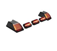 XKOEHXJ Tail Lamp For Hummer H2 SUT/SUV 2003-2009 Front Amber Rear Red Cab Roof Lights Tail Rear Light(5pcs Red)