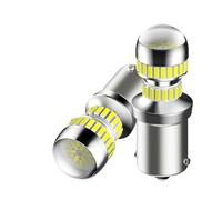 XKOEHXJ Tail Lamp For Megane Canbus 1156 Ba15s P21W LED Bulb DRL Daytime Running Reverse Light Tail Rear Light