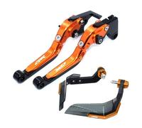 XKPPCSCPZ Motorcycle Brake Clutch Levers for HON@&DA CBR 600 F2 F3 F4 F4i CBR900RR Fireblade CBR400 NC29 Motorcycle CNC Brake Clutch Lever Combination Handle Rubber Guard(13)