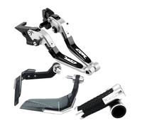 XKPPCSCPZ Motorcycle Brake Clutch Levers for HON@&DA CBR125R CBR150R CBR 125R 150R 2004-2012 Motorcycle CNC Brake Clutch Lever Combination Handle Rubber Guard(6)