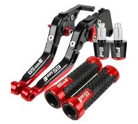 XKPPCSCPZ Motorcycle Brake Clutch Levers for Su@&zuki GS500E GS 500 E 1994 1995 1996 1997 1998 Motorcycle Adjustable Brake Clutch Lever Handle Hand Grips Ends Accessories(GS500E 94-98-09)