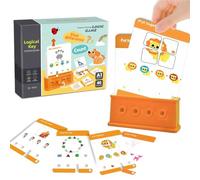 XKrmp Logic Key Educational Toy Set for Kid - Montessori Matching&Unlocking Game for Toddler 3-5 - Fine Motor Skills Learning Activity for Preschool Classroom&Home (Stage1)