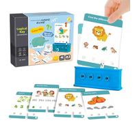 XKrmp Logic Key Educational Toy Set for Kid - Montessori Matching&Unlocking Game for Toddler 3-5 - Fine Motor Skills Learning Activity for Preschool Classroom&Home (Stage3)