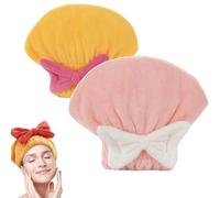 XKrmp Microfiber Hair Towel Wrap for Women - Super Absorbent & Quick Dry Turban with Soft Fabric, Perfect Hair Accessories for Women Who Value Frizz-Free Styling (Mixed# 4)