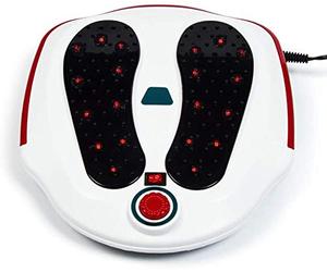 XKRSBS Electric foot massager machine foot circulator calf leg blood circulation and machine relaxation treatment instrument (white)
