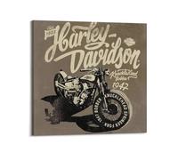 XKUGA 1942 Knucklehead Bobber Motorcycle Poster Poster Decorative Painting Canvas Wall Posters And Art Picture Print Modern Family Bedroom Decor Posters 20x20inch(50x50cm)