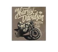 XKUGA 1942 Knucklehead Bobber Motorcycle Poster Poster Decorative Painting Canvas Wall Posters And Art Picture Print Modern Family Bedroom Decor Posters 12x12inch(30x30cm)