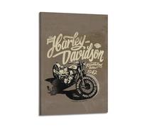 XKUGA 1942 Knucklehead Bobber Motorcycle Poster Poster Decorative Painting Canvas Wall Posters And Art Picture Print Modern Family Bedroom Decor Posters 24x36inch(60x90cm)
