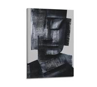 XKUGA Abstract Buddha Zen Poster Minimalist Geometric Modern Modern Decorative Canvas Prints - Ideal Wall Art for Family, Man Cave, Game Room, Boys & Girls Bedroom 20x30inch(50x75cm)