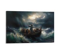 XKUGA Christian Poster Religious Beliefs Jesus Peace Poster Decorative Painting Canvas Wall Posters And Art Picture Print Modern Family Bedroom Decor Posters 12x18inch(30x45cm)